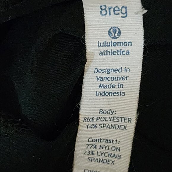 Lululemon Black Pleated Pace Setter Skirt w/ Built In Shorts - Picture 5 of 6